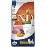 Farmina Pump Lamb 15.4# bag front view, grain-free formula for sensitive dogs.