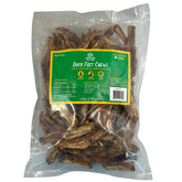 Farmland Traditions Duck Feet dog chew pack shows a simple, single-ingredient treat for dental care.