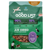 Farmland Traditions Good List air-dried dog food bag featuring lamb and venison for protein-rich meals.