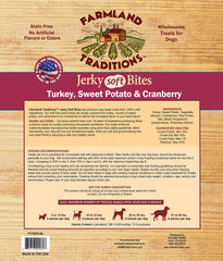 Farmland Traditions soft jerky bite texture closeup emphasizes tenderness and quality.