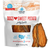 Farmland Traditions sweet potato dog treats 2lb bag, ideal for daily rewards.