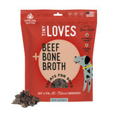 Farmland Traditions Tiny Loves Jerky Trainer beef with bone broth bites for training.