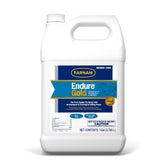Farnam Endure Gold bottle being poured for easy application on horses.