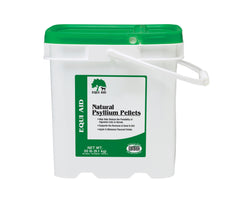 Farnam Equi Aid pack-shot with apple-molasses pellets for digestive care and sand removal