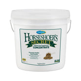 Farnam Horseshoerβs Secret hoof supplement bottle ready to feed.