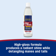 Farnam Laser Sheen on show-ring coat delivers a high-gloss finish.