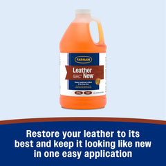 Farnam Leather New foamy action cleans and refreshes leather