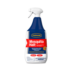 Farnam Mosquito Halt spray bottle for horses ready to protect against biting insects.