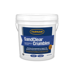 Farnam SandClear Crumbles bottle with apple flavor for easy dosing