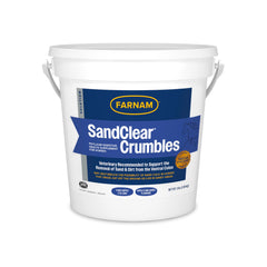 Farnam SandClear Crumbles jar front, palatable psyllium for sand removal