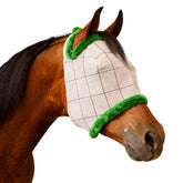 Farnam SuperMask II face coverage on a horse protects eyes and muzzle from flies