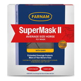 Farnam SuperMask II with ears shields horse eyes from flies during turnout