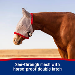 Farnam SuperMask II soft sewn-in mesh ears allow natural ear movement