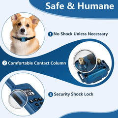 FASHILEAD blue waterproof collar ready for all-weather training.