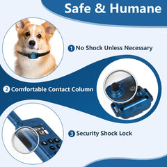 FASHILEAD IPX7 waterproof collar worn during wet conditions.