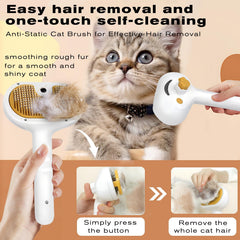 Fashionari Pet Steam Brush compact, lightweight design for easy travel.