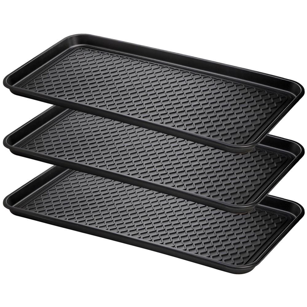 Fasmov boot tray 30x15 with raised edge contains mud and water