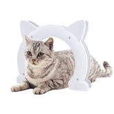 Fatdaa cat door interior with kitty hole enables easy pet in-and-out access.