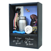 Favonuovy pet memorial shadow box 9.3x13 displays photos and keepsakes.