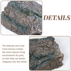 fazhongfa three-hole trunk offers multiple entry points for small reptiles and fish