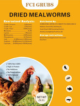 FCI Grubs dried mealworms 5lb bag for poultry and birds