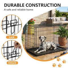FDW crate with removable leak-proof tray to simplify quick cleaning.