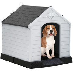 FDW Dog House entrance and interior with roomy space for relaxed naps