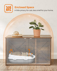 Feandrea cat house use turns the enclosure into a cozy hideaway