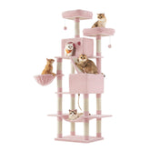 Feandrea Cat Tree 81.1-inch tall climbing tower for vertical fun.