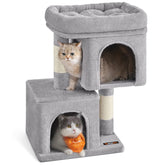Feandrea cat tree large perch provides roomy lounging space for kittens.