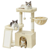 Feandrea cat tree overview with perches for lounging and play in multi-cat homes