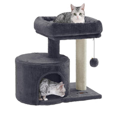 Feandrea cat tree with sisal post wrapped, inviting scratching and climbing