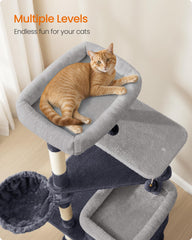 Feandrea cat-tree sisal posts encourage healthy scratching and active play