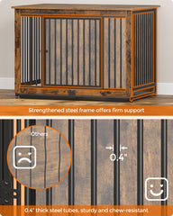 Feandrea chew-resistant crate with durable materials for long-lasting use