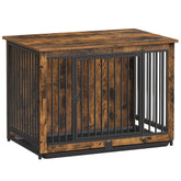 Feandrea dog crate furniture 38-inch size blends as a sturdy end table in living spaces