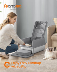 Feandrea litter catcher mat traps litter from paws after use