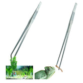 Fecsam extra long tweezers with rubber tips for safe, precise aquarium handling.