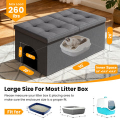 Fecuria dog-proof design protects litter area from curious dogs.
