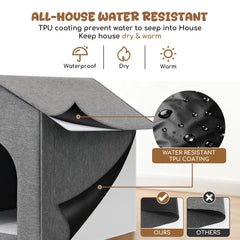 Fecuria interior with warm cushion for cozy naps