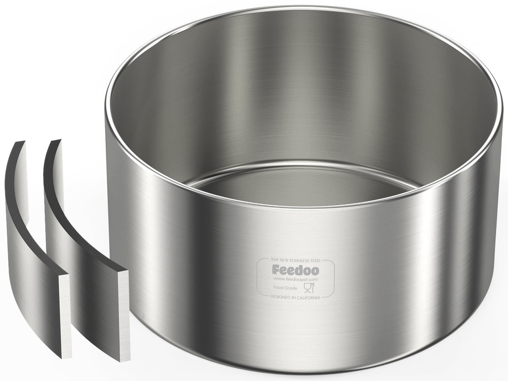 Feedoo 1Gallon insulated bowl for large dogs with double walls.