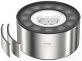 Feedoo 1Gallon No Spill Bowl front view showing double-wall steel keeps water cooler