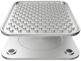 Feedoo stainless steel lick mat with double wall for durable chewing-resistant meals.