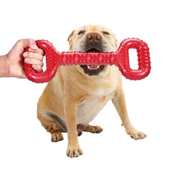 Feeko 15-inch convex chew toy for large breeds promotes durable chewing.