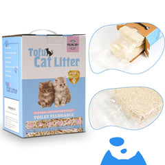 FEELING BEST Tofu Cat Litter dust free design improves indoor air quality.