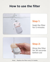 FEELNEEDY FN-W14 filter soak and rinse prep before use.