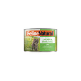 Feline Natural New Zealand catfood can-chicken-lamb-feast for active cats.