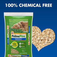 Feline Pine odor-control on contact with strong smells in the litter area.