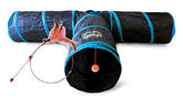 Feline Ruff Premium 3-Way Cat Tunnel features a 12-inch diameter opening for larger cats.