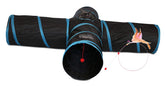 Feline Ruff Premium 4-Way Cat Tunnel, 12-inch diameter, roomy play space.