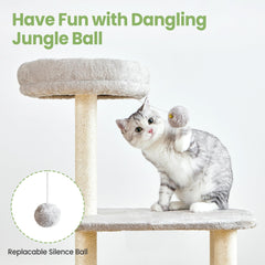 Feliskyn multi-level cat tower—secure climbing routes for active cats.